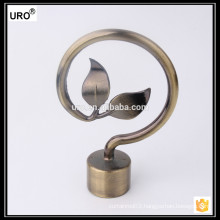popular metal curtain rod finials for decorative home